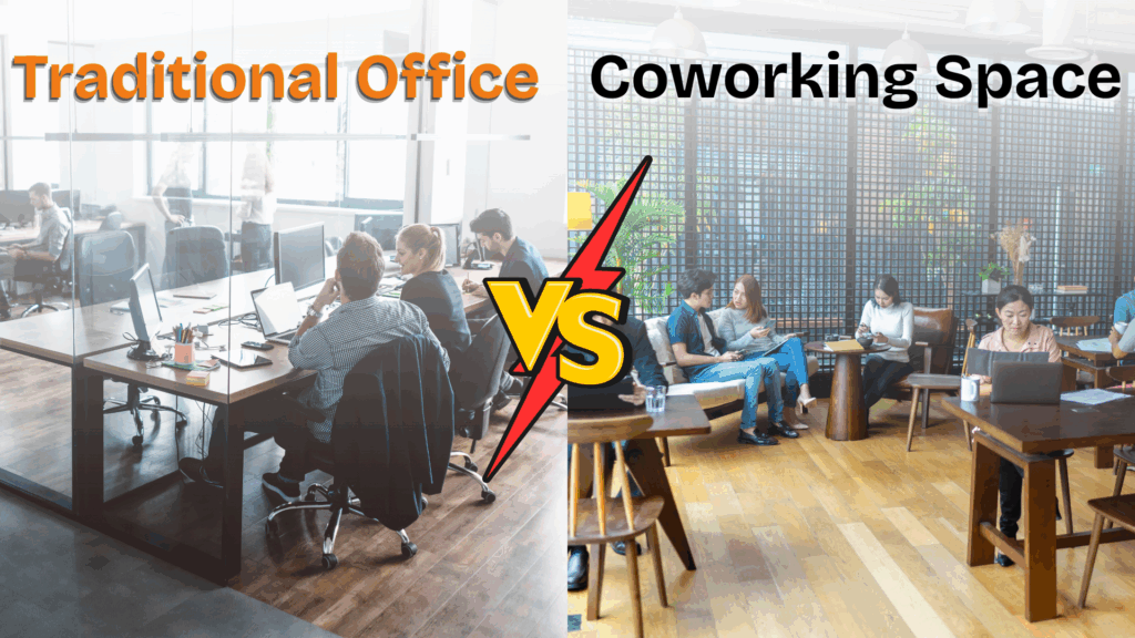 Traditional Office vs Coworking Space